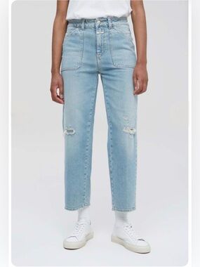 CLOSED Abe Organic Cotton Hand Made in Italy Jean in Mid Blue